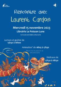 Lecture Atelier et Dédicace avec Laurent Cardon